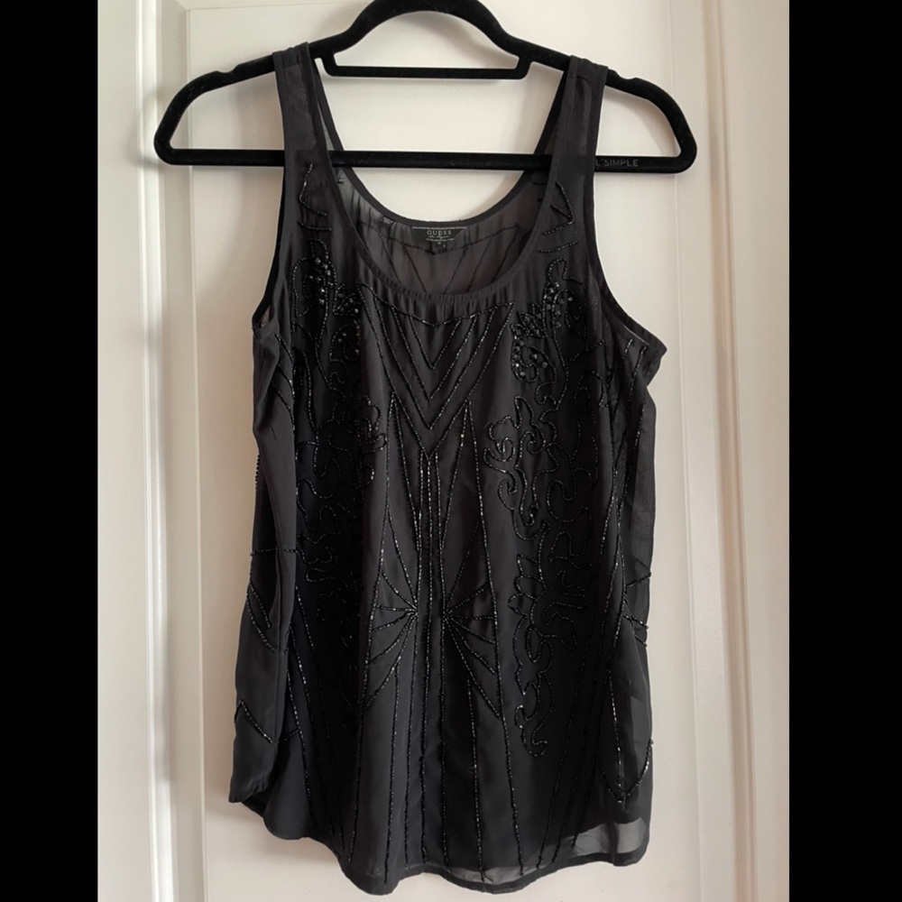 Guess beaded blouse